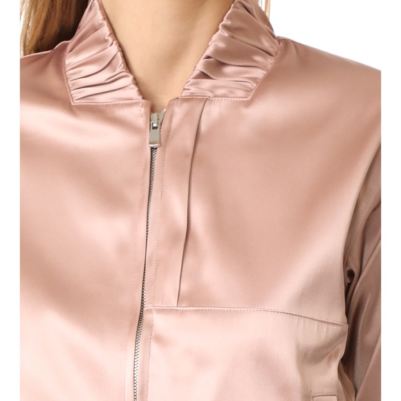 APL Pink Satin Bomber Jacket XS - Picture 2 of 3